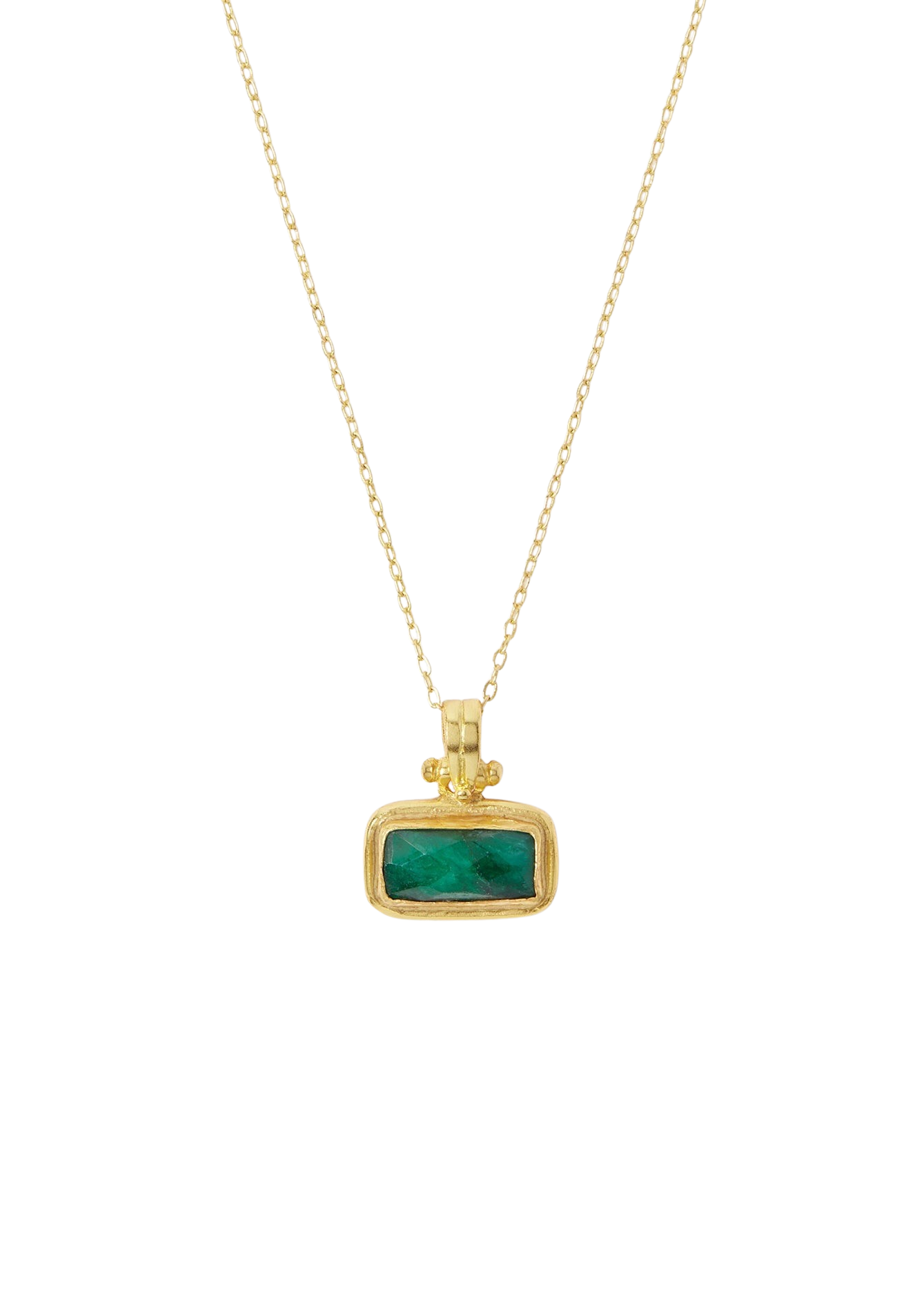 Noa Emerald Pendant Necklace