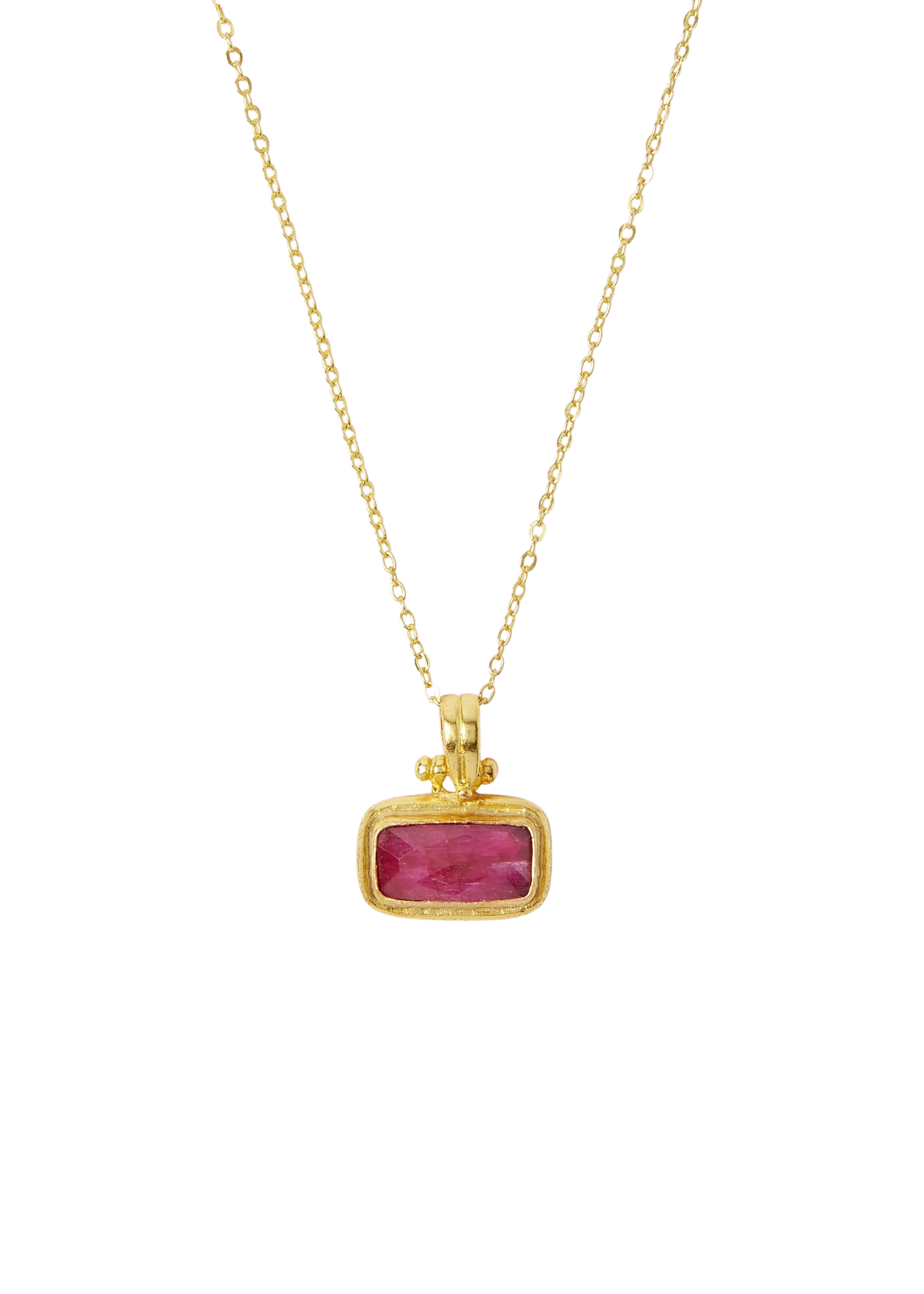 Noa Ruby Pendant Necklace