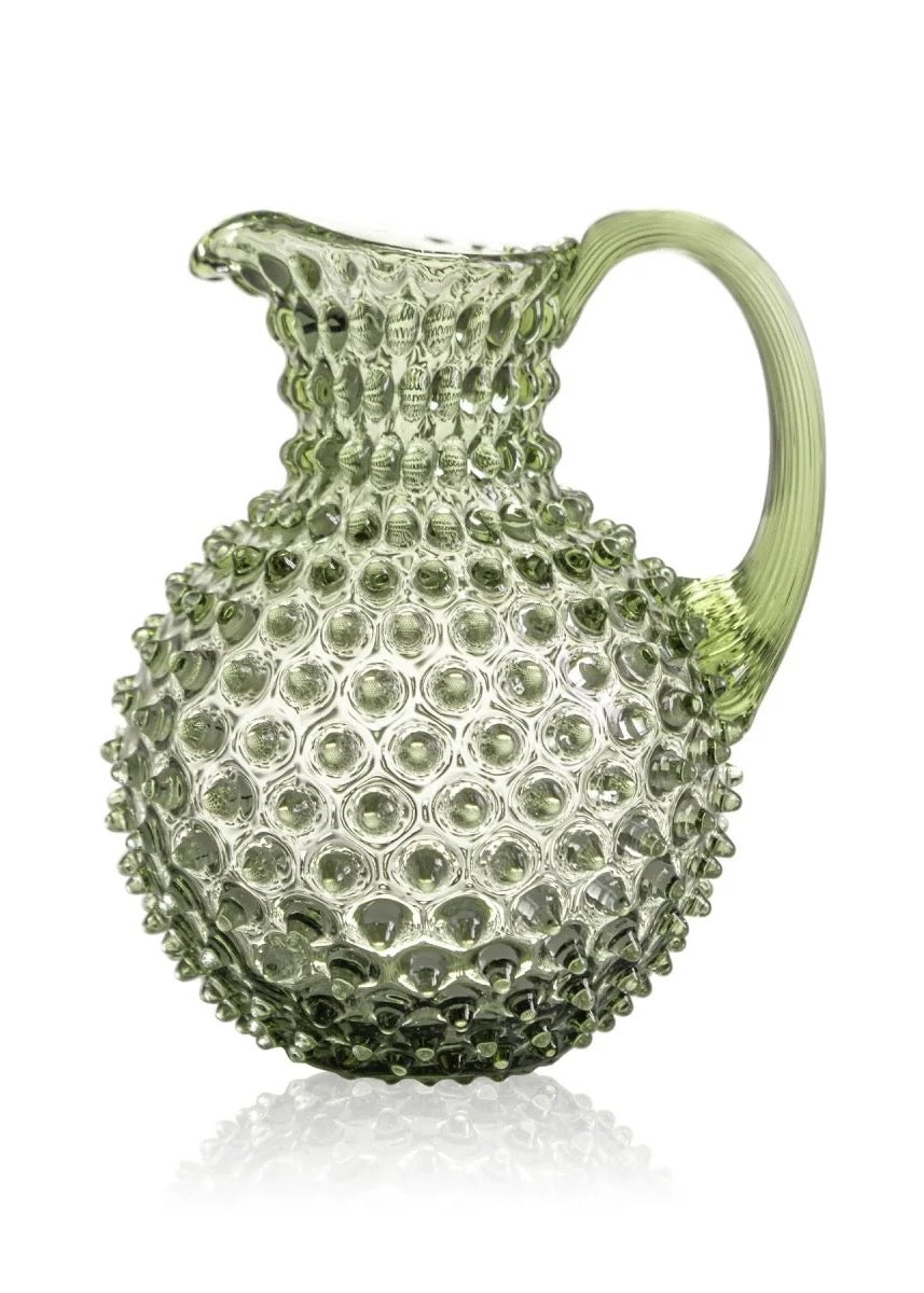 NEW IN: Hobnail Water Jug- Olive