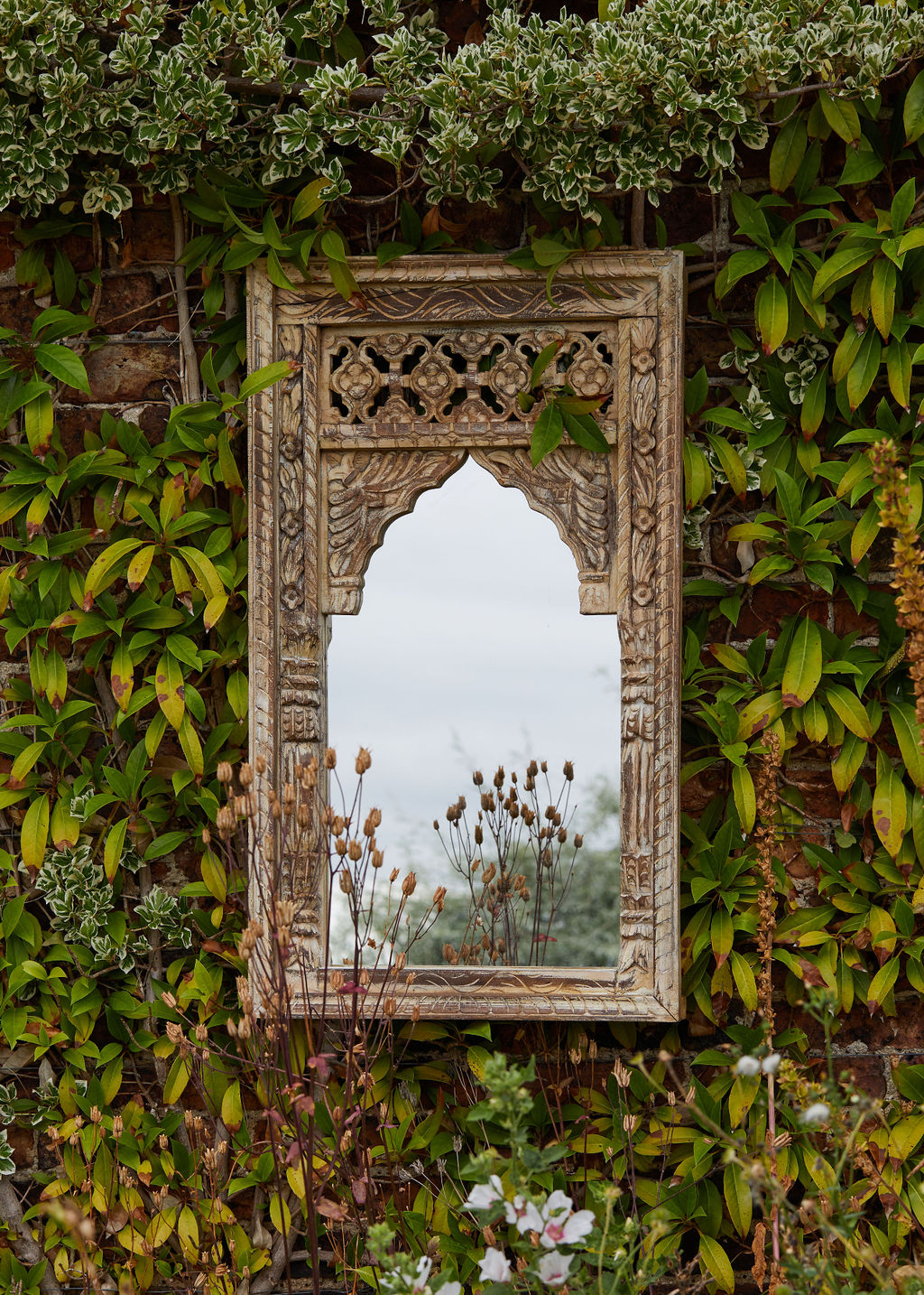 Carved Haveli Mirror